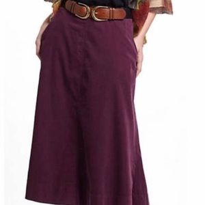 Vanessa Virginia corduroy midi skirt